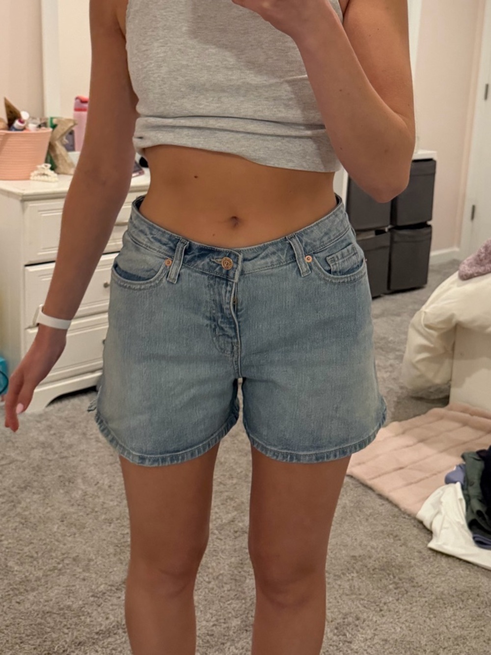 wild fable Light Blue Denim Shorts